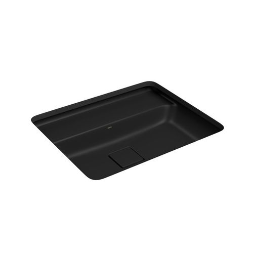 Cuba de Embutir Retangular com Mesa Slim 45x55cm Ébano Fosco - Deca