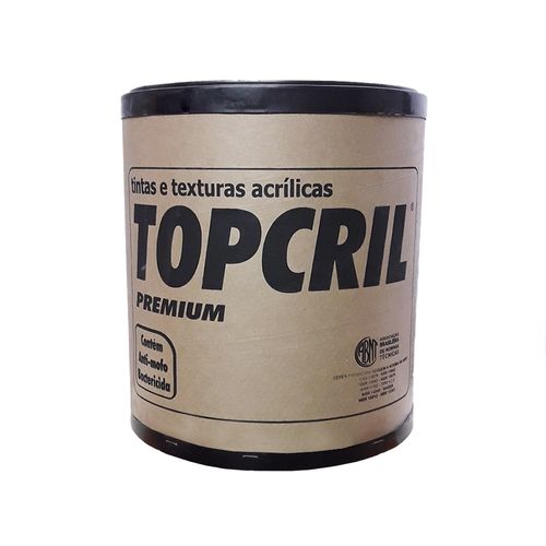 Textura Lisa Externa Cor Branca Barrica 23kg - Topcril
