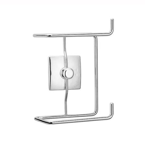 Papeleira Dupla 2 Rolos com Fita Dupla Face 3M Cromada - Arthi