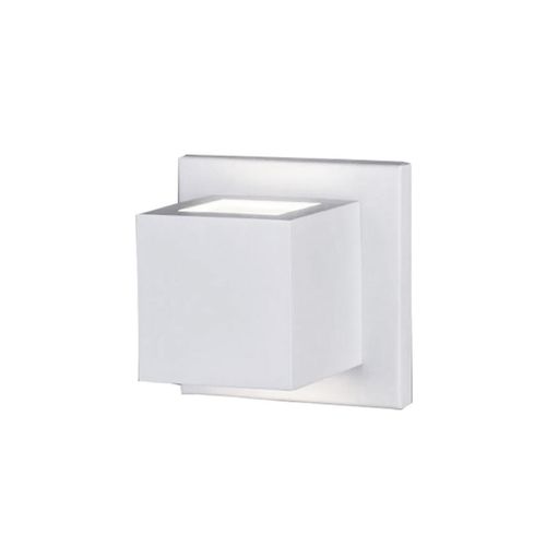 Arandela de Alumínio Quadrada Externa 958 Branca - Ideal