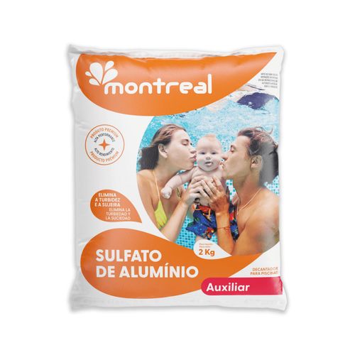 Sulfato de Alumínio Decantador para Piscina 2kg - Montreal