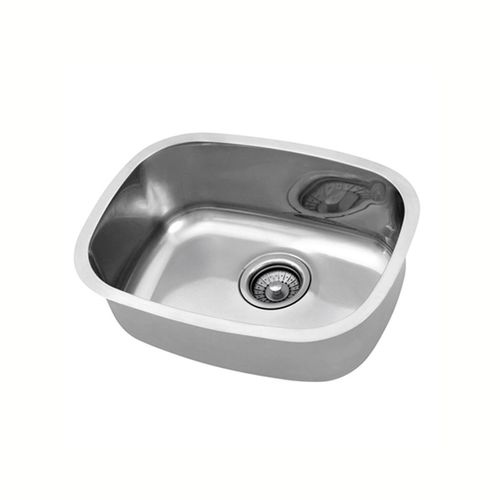 Cuba Inox 46x34x18cm Invicta Polida com Válvula 4.1/2´ - Docol