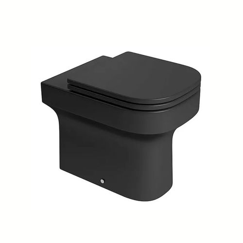 Vaso Sanitario Convencional Piano Ébano Fosco ( Preto Fosco ) P.33.94 - Deca