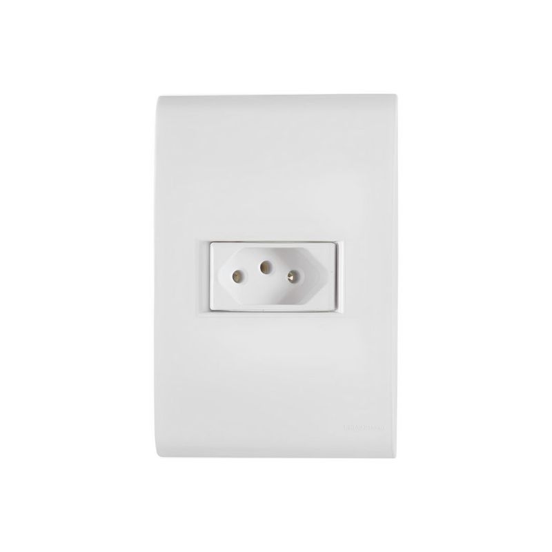 conjunto-tomada-10a-2p-t-250v---placa-liz-branco-tramontina-1.0 conjunto-tomada-10a-2p-t-250v---placa-liz-branco-tramontina-1.0