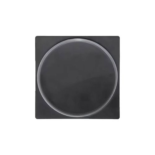 Grelha Quadrada Inox 100mm sem Caixilho Click Preto - Bognar