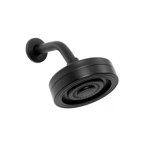 Chuveiro de Parede Autolimpante com Tubo Preto Fosco - Bognar