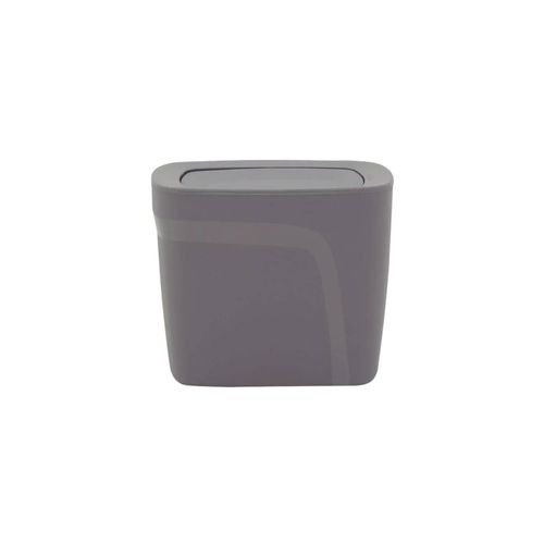Lixeira Compact Click Cinza 6,5 Litros - Tramontina