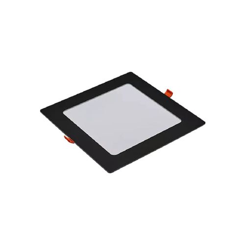 Plafon Led Quad Preto 18W 6500W 22cm 1080LM Biv Embutir Luz Branca - Avant