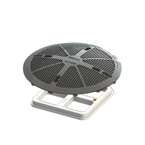 Grade de Fundo para Piscina de Alvenaria 15x15 com Tampa FSB - Sodramar