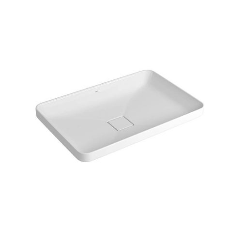 Cuba Sobrepor L.23060.17 Retangular 60x40cm Branca - Deca