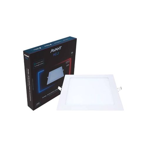 Plafon Led Quad Neo 18w 6500k 22cm 1260Lm Biv Embutir Luz Branca - Avant