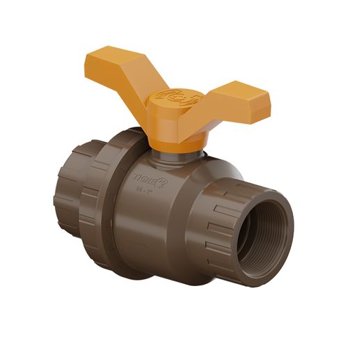 Registro de Esfera 3/4 Tigre VS Roscável em PVC - Alta Pressão para Água e Esgoto