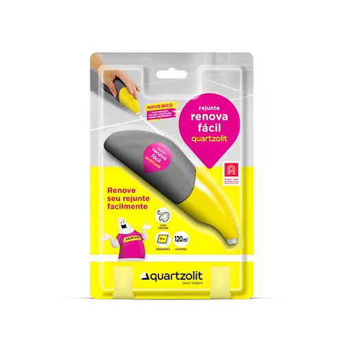 Rejunte Renova Fácil Acrílico Pronto Uso Marrom Café 1kg - Quartzolit