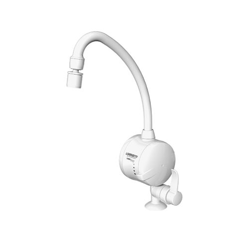 Torneira Elétrica de Bancada p/ Cozinha LorenEasy 220V 5500W Branca - Lorenzetti