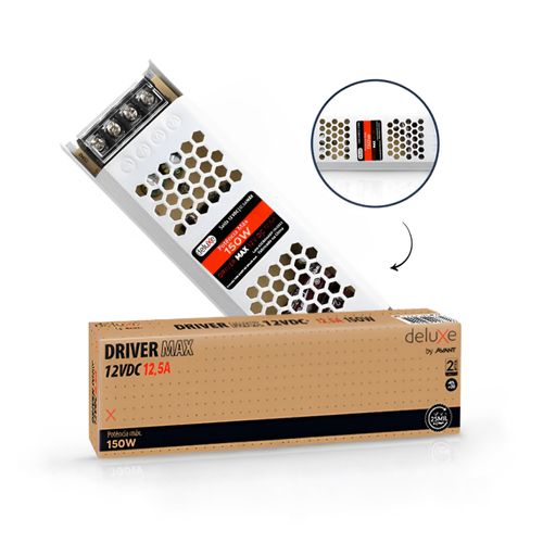 Driver Fonte para Fita LED Saída 12,5A 12V 150W Bivolt - Avant