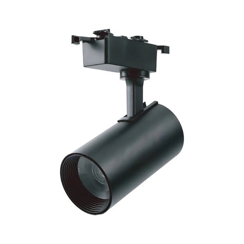 Spot LED p/ T1 Trilho Authentic EVO Preta 20W 3000K 1400LM Bivolt Luz Amarela - Avant