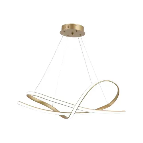 Plafon LED Eva 18W Dourado Ajustável 3000-6500K - Avant