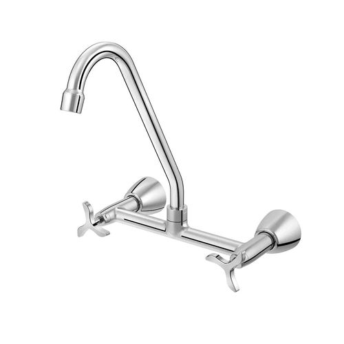 Torneira Misturador Parede Docol Bica Giratória 360° Volantes 1/2´ e 3/4´