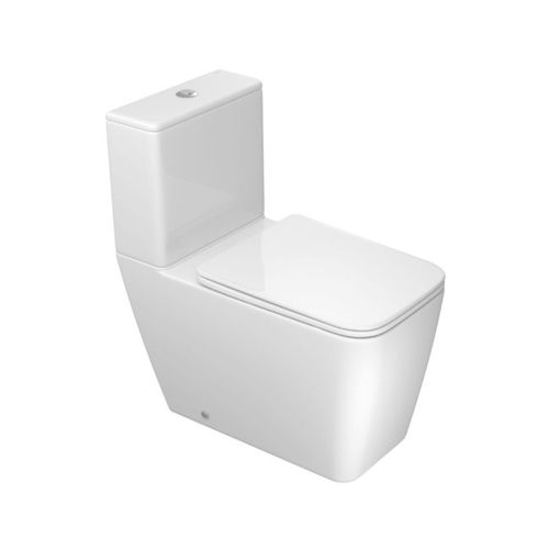 Kit Vaso Sanitário com Caixa Acoplada Deca Slim Total Clean Assento e Acessórios de Instalação Branco