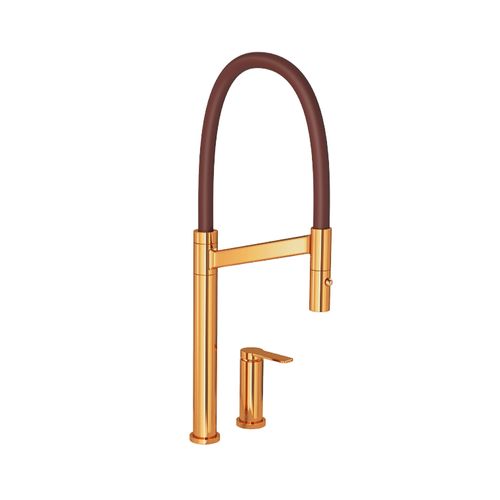 misturador-monocomando-de-mesa-para-cozinha-deca-bica-alta-colore-red-gold-e-marrom-1.0