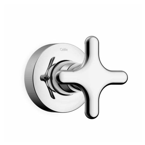 Acabamento para Registro Celite Cross 1/2´, 3/4´ e 1´ Base Celite Cromado