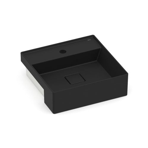Cuba de Semi Encaixe Roca Terra T10 Quadrada 40x40 Matte Black