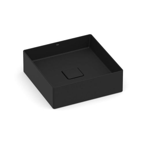 Cuba de Apoio Roca Terra T4 Quadrada 35x35 Matte Black