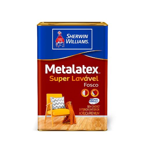 Tinta Acrílica Metalex Fosco 18Litros Avelã - Sherwin Williams