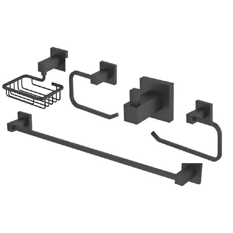 kit-de-acessorios-para-banheiro-quadrado-black---jiwi kit-de-acessorios-para-banheiro-quadrado-black---jiwi
