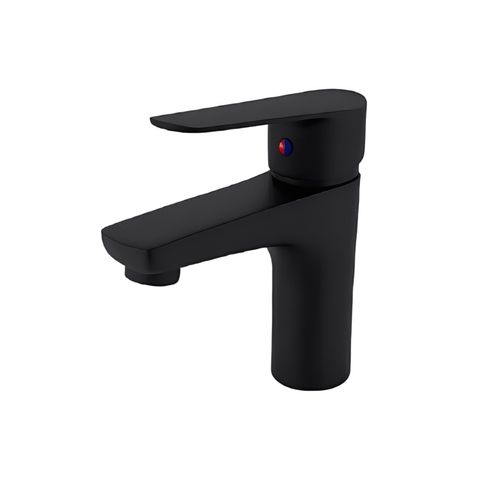 Torneira Monocomando para Lavatório Paris Bica Baixa Black Matte - OAK