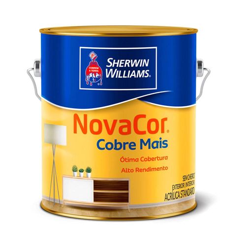 Tinta Acrílica Novacor Cobre Mais Standard Fosco 3,6L - SherwinWilliams