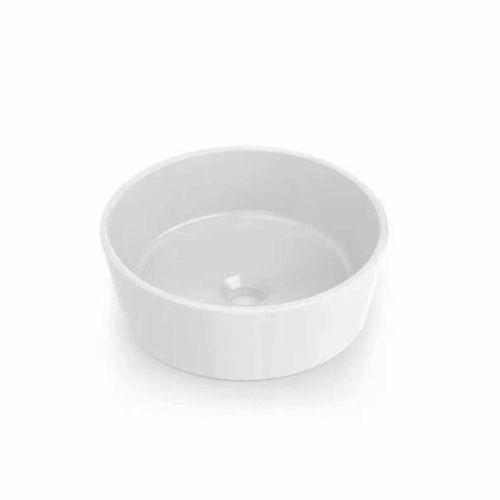 Cuba de Apoio Redonda Branca 35cm Optica CR35 - Roca