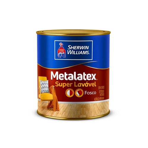 Tinta Acrílica Metalatex Super Lavável Fosco  3,6 Litros Cor Avelã - Sherwin Williams