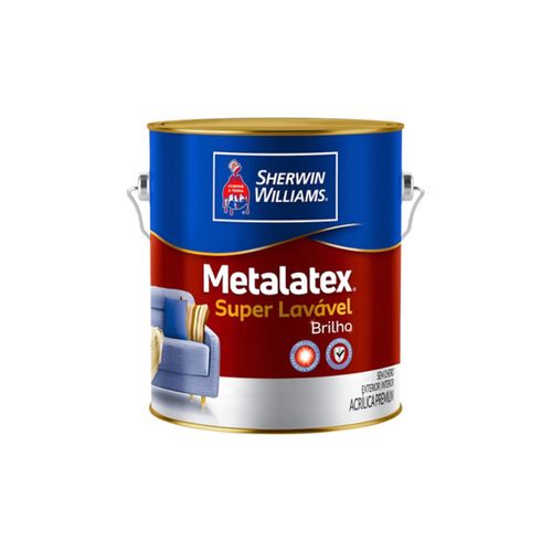 Tinta Acrílica Metalex Sherwin Williams Semi Brilho 3,6 Litros Cor Branco